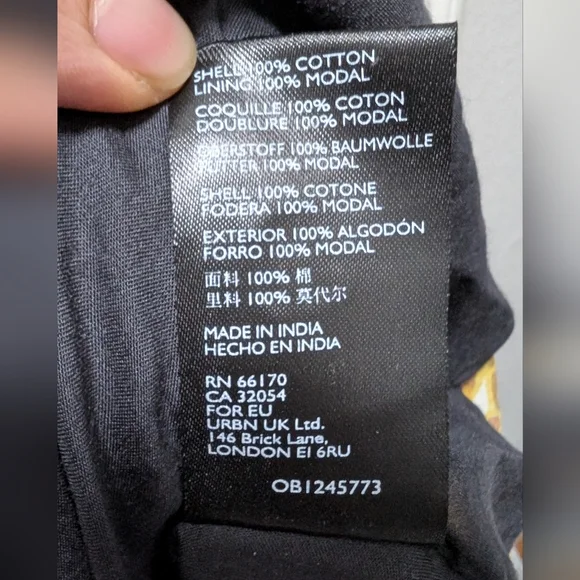 Free People Lydia Cotton midi dress Pink Black floral print Size small S - Picture 6 of 6